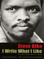 I Write What I Like: Selected Writings