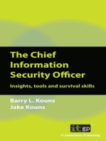 The Chief Information Security Officer: Insights, tools and survival skills
