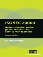 ISO/IEC 20000: An Introduction to the global standard for service management