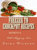 1-2-3 Months Freezer to Crockpot Recipes: Month 4