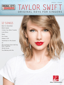 Taylor Swift - Original Keys for Singers