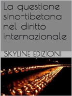 La questione sino tibetana nel diritto internazionale