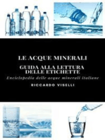 Le acque minerali - Guida alla lettura delle etichette