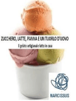 ZUCCHERO, LATTE, PANNA E UN TUORLO D'UOVO. Il gelato artigianale fatto in casa.