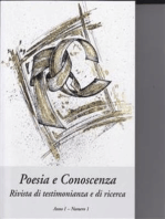 Poesia e Conoscenza