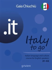Read It Italy To Go 1 Italian Language And Culture Course For English Speakers A1 Online By Gaia Chiuchiu Books