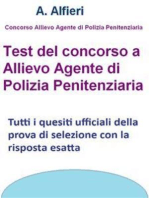 Test concorso allievo agente Polizia Penitenziaria