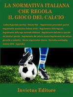 La normativa italiana sul gioco del calcio