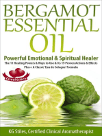 Bergamot Essential Oil Powerful Emotional & Spiritual Healer: Healing with Essential Oil