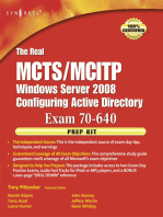 The Real MCTS/MCITP Exam 70-640 Prep Kit: Independent and Complete Self-Paced Solutions