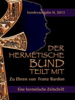 Der hermetische Bund teilt mit: Sonderausgabe II/2015: Zu Ehren von Franz Bardon