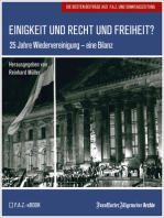 Einigkeit und Recht und Freiheit?: 25 Jahre Wiedervereinigung - eine Bilanz
