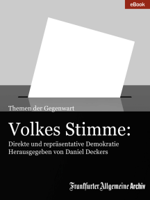 Volkes Stimme: Direkte und repräsentative Demokratie