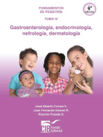 Fundamentos de pediatría Tomo IV: Gastroenterología, endocrinología, nefrología, dermatología.