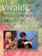 Vivaldi: The Four Seasons, Spring: I: Allegro for Solo Guitar