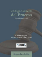 Código General del Proceso. Ley 1564 de 2012