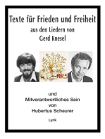 Texte für Frieden und Freiheit: aus den Liedern von Gerd Knesel