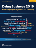 Doing Business 2016: Measuring Regulatory Quality and Efficiency