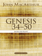 Genesis 34 to 50: Jacob and Egypt