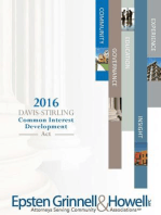 2016 Davis-Stirling Common Interest Development Act