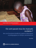 Où sont passés tous les manuels scolaires?: Vers une fourniture durable de supports didactiques et pédagogiques en Afrique subsaharienne