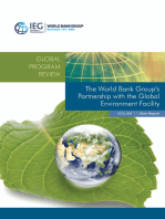 The World Bank Group's Partnership with the Global Environment Facility