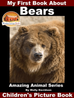 My First Book About Bears: Amazing Animal Books - Children's Picture Books