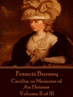 Cecilia. or Memoirs of An Heiress: Volume II of III