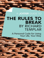 A Joosr Guide to… The Rules to Break by Richard Templar