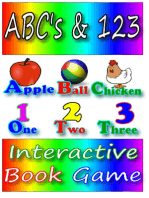 ABC’s & 123 Interactive Book Game
