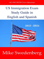 US Immigration Exam Study Guide in English and Spanish