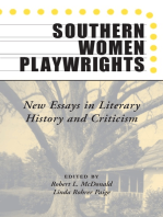 Southern Women Playwrights: New Essays in History and Criticism