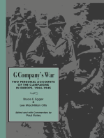 G Company's War: Two Personal Accounts of the Campaigns in Europe, 1944-1945