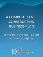 A Complete Fence Construction Business Plan: A Key Part Of How To Start A Fence Company