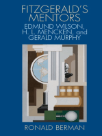 Fitzgerald's Mentors: Edmund Wilson, H. L. Mencken, and Gerald Murphy