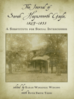 The Journal of Sarah Haynsworth Gayle, 1827–1835