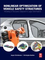 Nonlinear Optimization of Vehicle Safety Structures: Modeling of Structures Subjected to Large Deformations