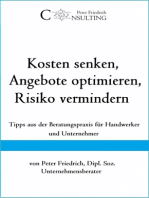 Kosten senken, Angebote optimieren, Risiko vermindern