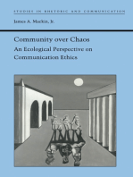 Community over Chaos: An Ecological Perspective on Communication Ethics