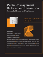 Public Management Reform and Innovation