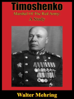 Timoshenko, Marshal Of The Red Army: A Study