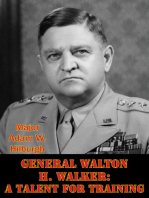 General Walton H. Walker: A Talent For Training