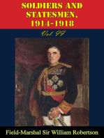 Soldiers And Statesmen, 1914-1918 Vol. II