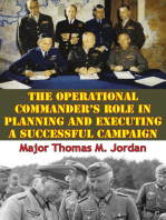 The Operational Commander’s Role In Planning And Executing A Successful Campaign