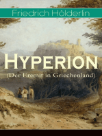 Hyperion (Der Eremit in Griechenland): Lyrischer Entwicklungsroman aus dem 18. Jahrhundert