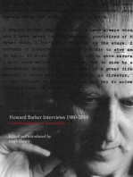 Howard Barker Interviews 1980–2010: Conversations in Catastrophe
