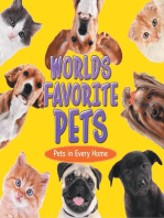 World's Favorite Pets: Pets in Every Home: Pet Books for Kids