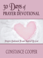 30 Days of Prayer Devotional: Prayers Dedicated To and Inspired By God