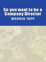 So You Want To Be A Company Director