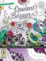 Opulent Bazaar Coloring Book